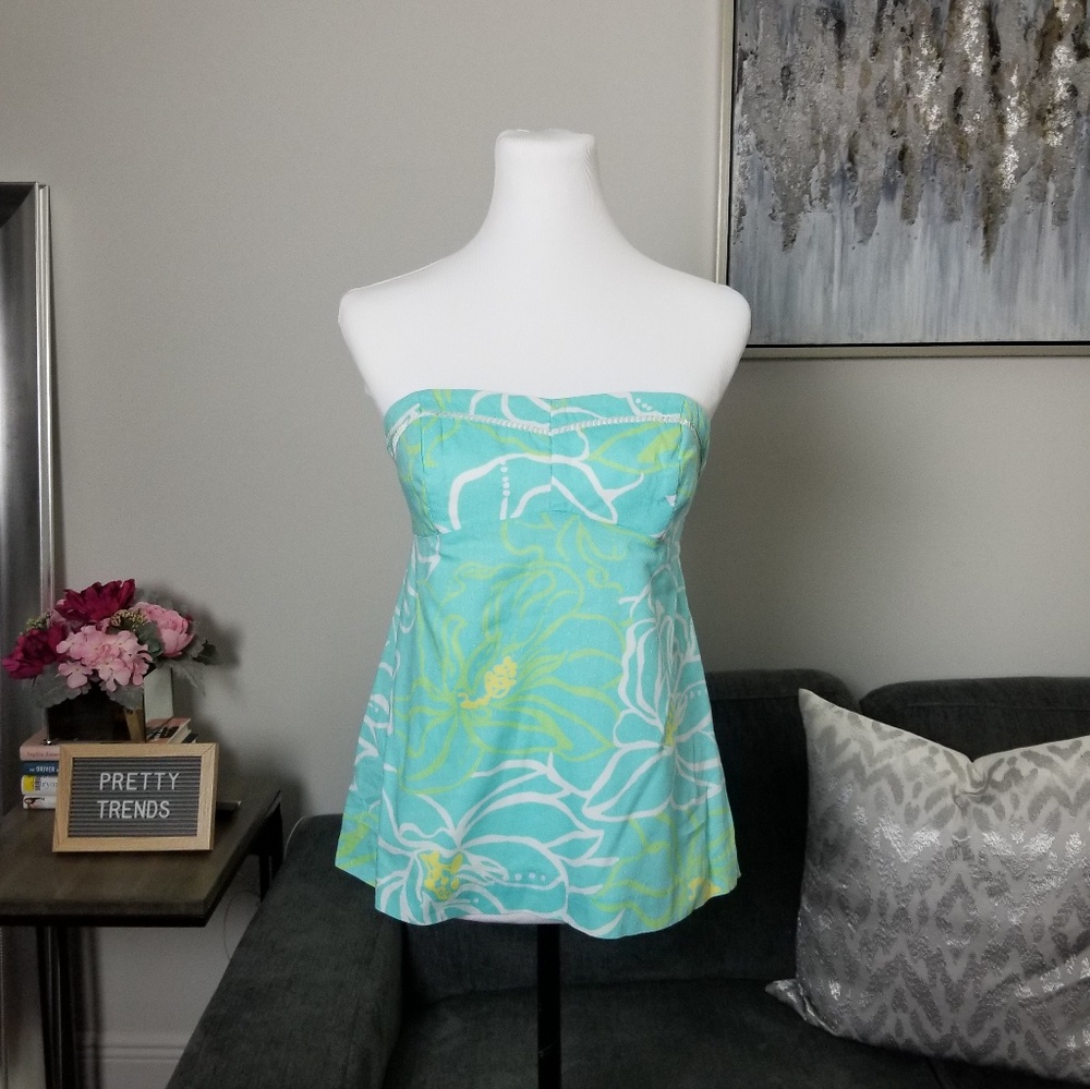 Lilly Pulitzer Strapless Top